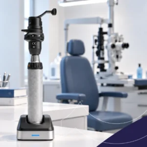 Equipo de interferometría en un laboratorio óptico moderno